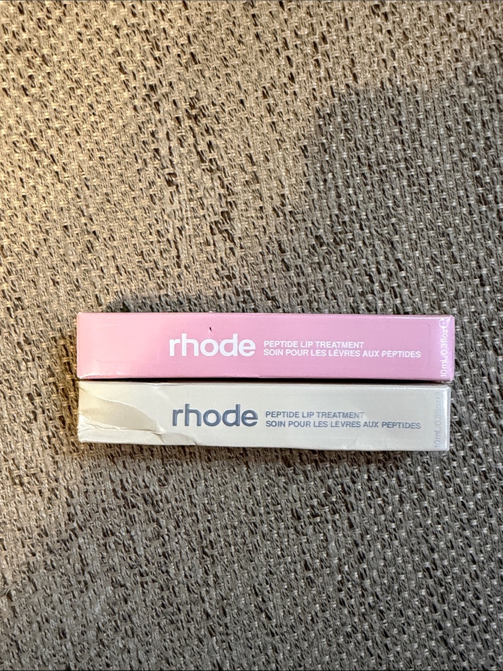 RHODE Peptide Lip Treatment Duo - Pink & Cream Boxes- Rare